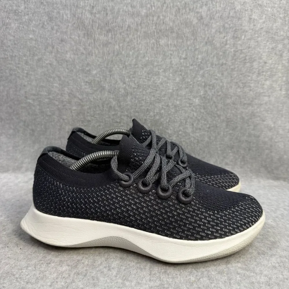Allbirds Shoes Womens Size 7 Tree Dasher TD Navy Blue & White Running Sneakers